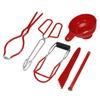 6PCSCelsiusSet Canning Kit Non Slip Food Tongs Jar Lifter Jar Wrench Lid Lifter Funnel Measurer Set