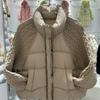Lagabogy 2026 Neue Winter Rollkragen Weiß Entendaunenjacke Damen Patchwork Gestrickt Warm Kordelzug Kurz Weich Daunenmantel Damen