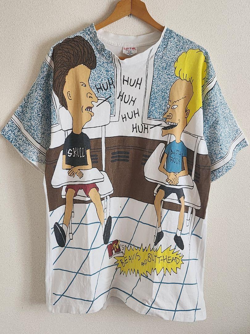 

[USED] XL 90s Beavis & Butt-Head T-Shirt Vintage Original Animated Movie MTV