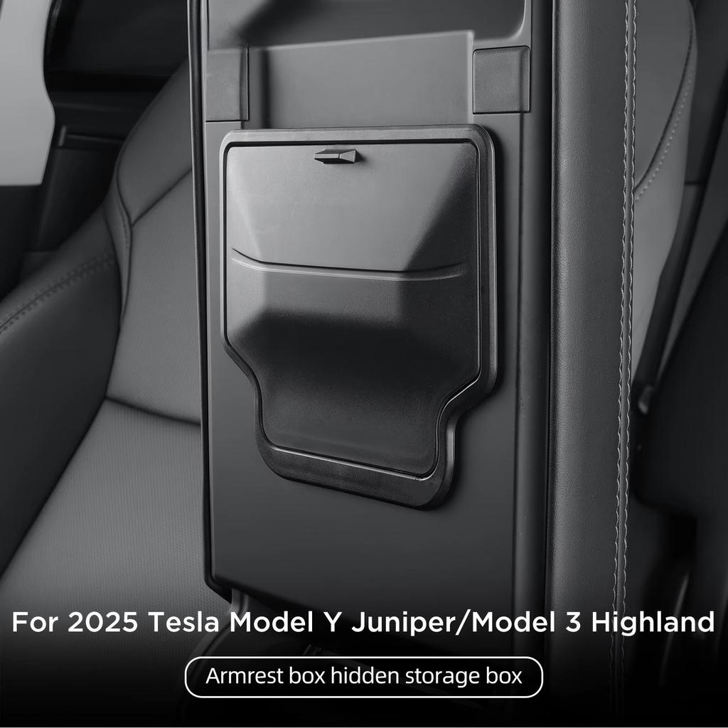 for Tesla Model Y Juniper/Launch 2025 Car Armrest Box Hidden Storage Box Model 3 Highland 2024-2025 Center Console Storage Case  yhs9