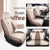 2025 Model Smart Driving Dolphin Perforated Leather Seat Cover - 420km Breathable Full Coverage Cushion