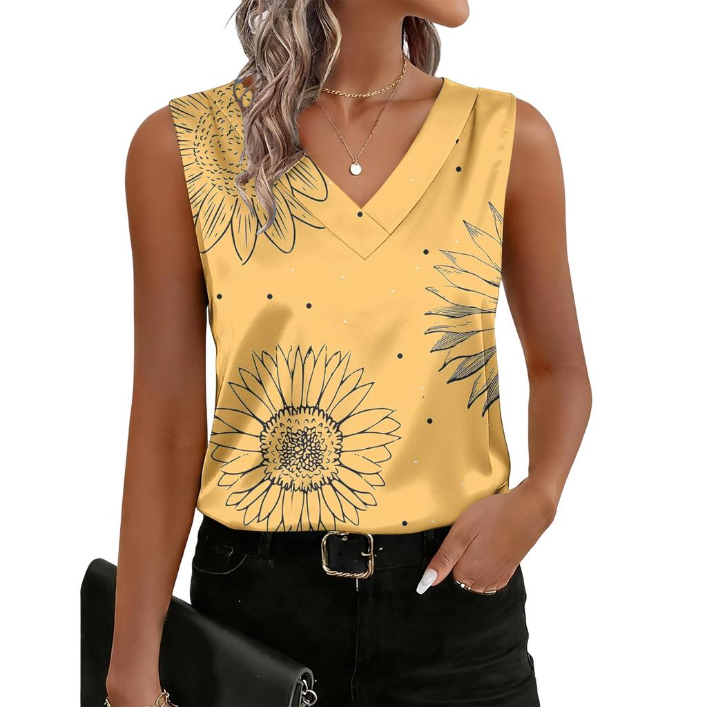 Top de damă la modă, casual, vintage, cu imprimeu