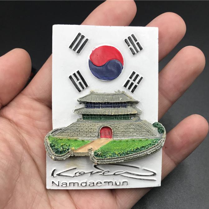 Korea Travelling Souvenirs Fridge Magnets Korean Resorts Tourist Souvenirs Magnetic Stickers for Message Board Home Decor