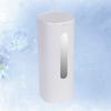 White Automatic Paper Cup Rack Food Grade Material Punch-Free Storage Rack with Dustproof Cap Easy Refill for Water Dispenser