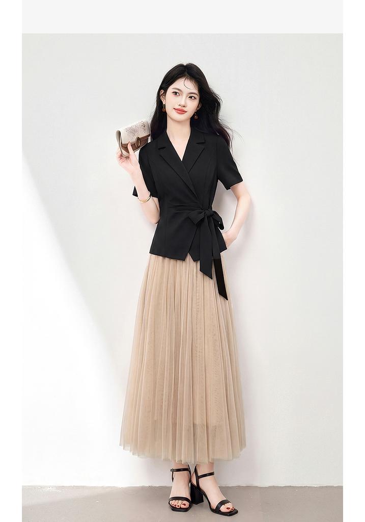 Design Sense Niche Fashion Temperament Slimming Small Figure Suit