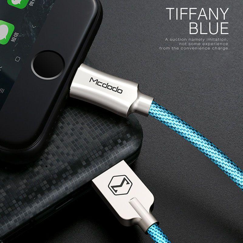 Auto Led Smart Disconnect Lightning Usb Data Charging Cable For Iphone X 7 8