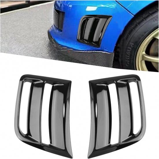 Front Bumper Side Air Vent Cover Kit for Subaru STI WRX GRB Wagon 2008-2014 2011