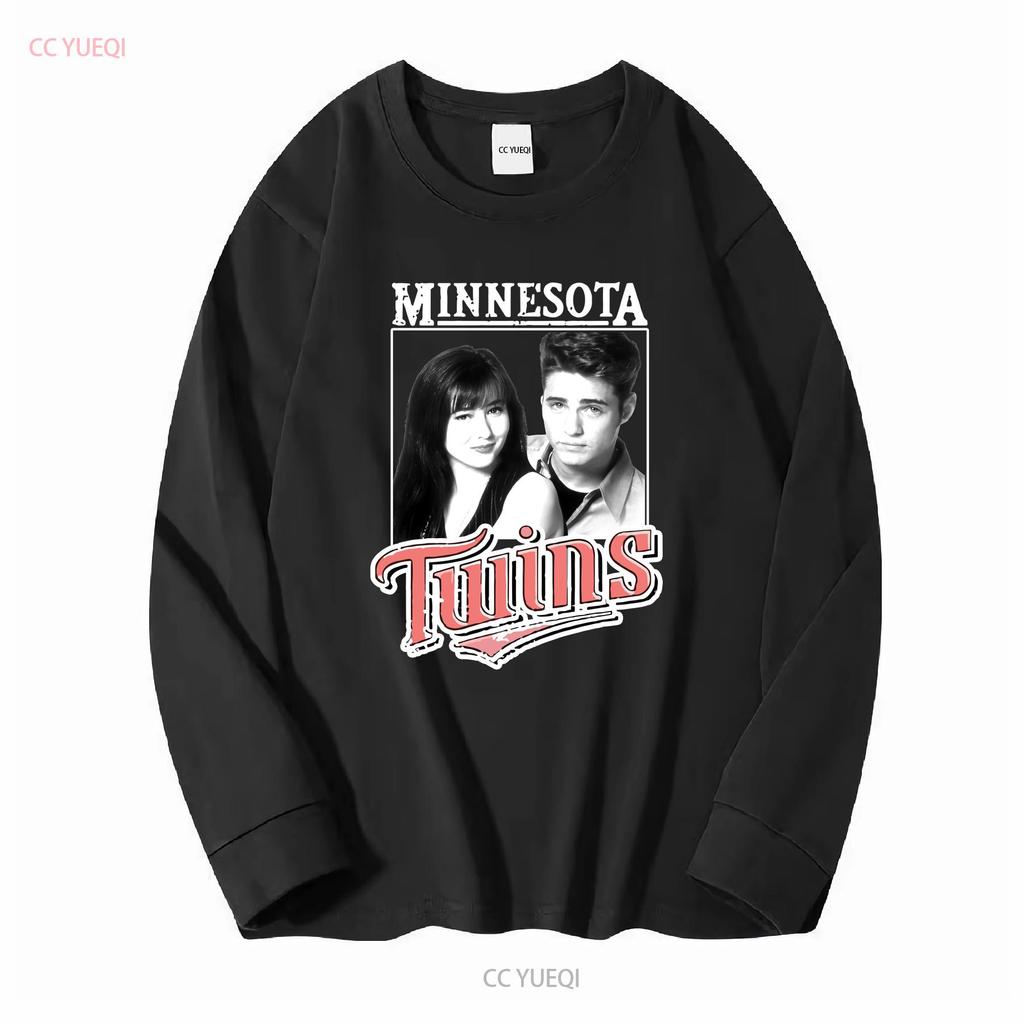 Twins Brenda Brandon Walsh T Shirt long or short sleeves vintage Washed homme graphic Unisex Casual fashion Stylish streetwear