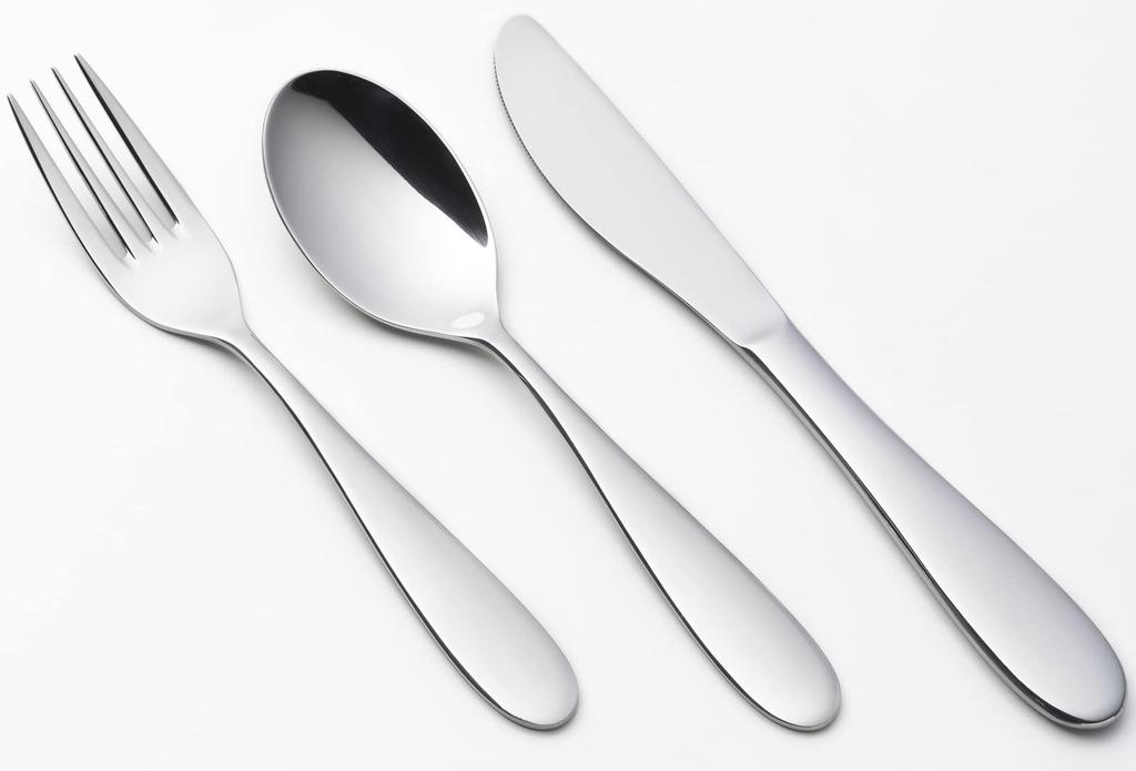 Yoshikawa Zei Dessert in Stainless Made in SJ3568 Spoon, 18.3cm length, Steel, Tsubame-Sanjo, Japan,