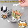120/30pcs Disposable Sink Filter Mesh Bags Kitchen Sink Strainer Drain Hole Anti-blocking Garbage Bag Cleaning Strainers Net