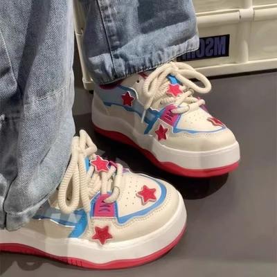 Explosive Star Board Shoes Women's Autumn New Breathable Versatile Star Shoes Student Sports Shoes Casual Shoes