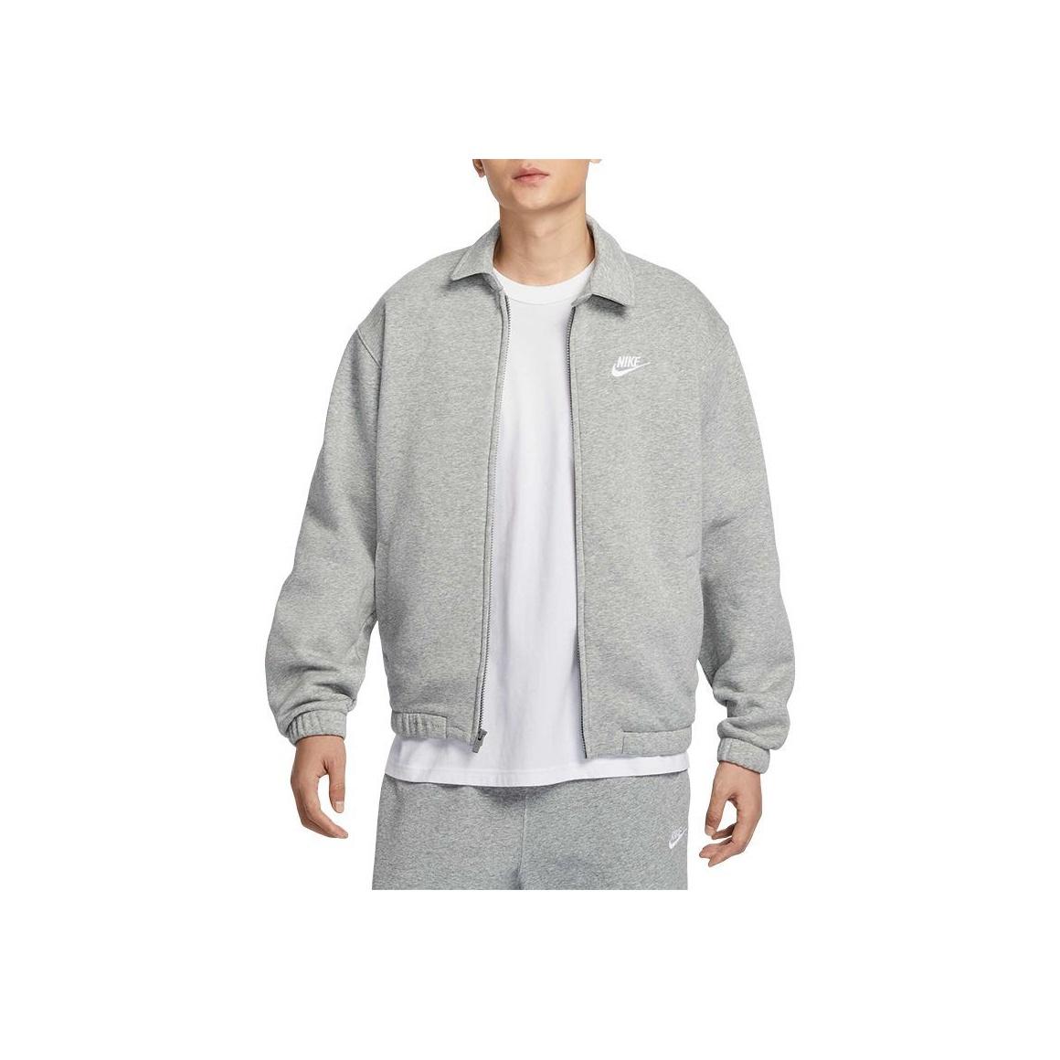 Nike Polo Kraag Rits Los Ademend Lange Mouw Jas Heren jassen DX0540-063 L
