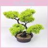 Home Decor Artificial Pine Tree With Plastic Material For Living Room And Office Display
