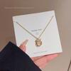 Trendy Titanium Steel Crown Pendant Necklace – Women's Light Luxury Korean Clavicle Chain
