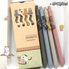 4 adet Zennith Kedi Kuyruğu Jel Mürekkepli Kalem, Orta Uçlu, Plastik Malzeme, Yaratıcı Tasarım Yazı Rollerball Kalemler, İmza İçin 0.5mm Siyah Mürekkepli