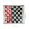 A1A2 3 in 1 Checkers Set Board Game Large Checkers Game for Kids and Adults