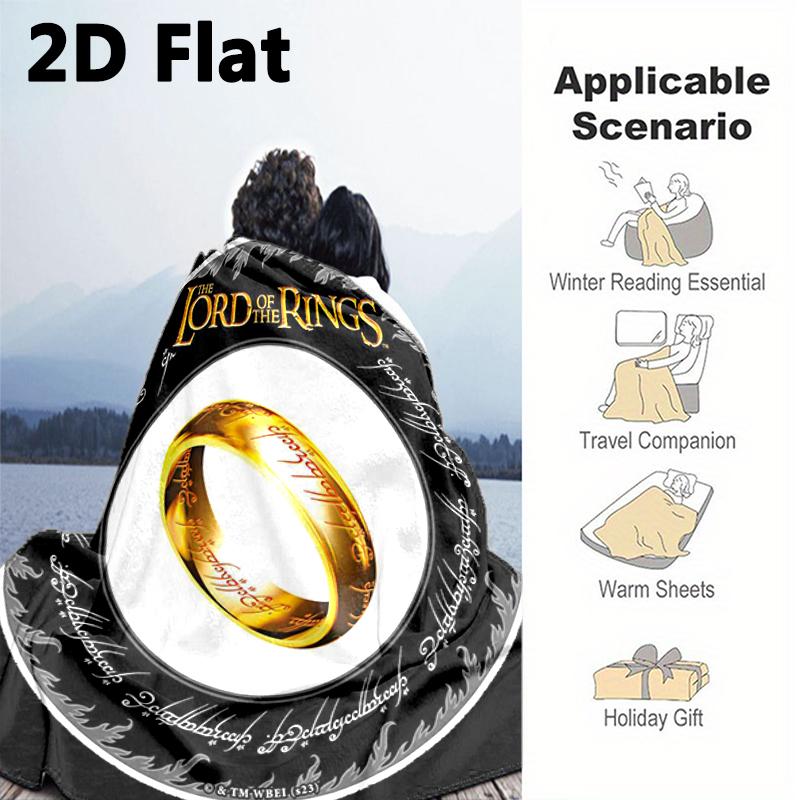 1PC The Lord of the Rings blanket, all-season lightweight home office outdoor nap multifunctional blanket, Christmas gifts