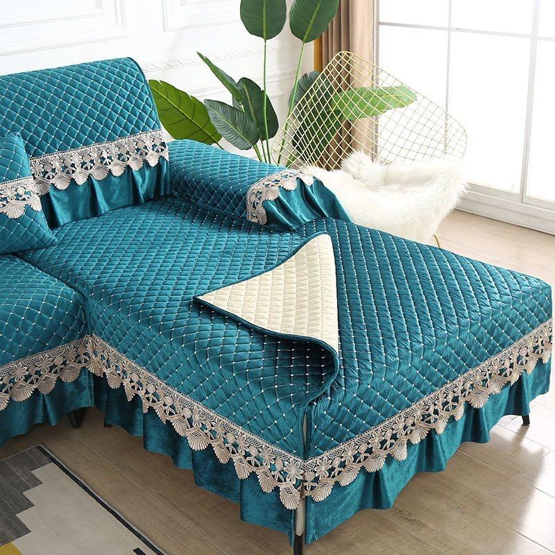 Univerzální teplý polštář na pohovku pro všechna roční období Jednoduchý protiskluzový vysoce kvalitní Krátký plyšový potah na pohovku Ručník na opěrku ruky pro dekoraci obývacího pokoje