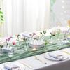 10/20Pcs Glass Bud Vases Clear Hydroponic Small Flower Vase for Centerpieces for Table Wedding Home Party Decoration