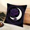 Dead Rose Cushion Cover Soft Short Plush Pillow Cover Smooth Cozy Texture Aesthetic Cushion Case Home Decor