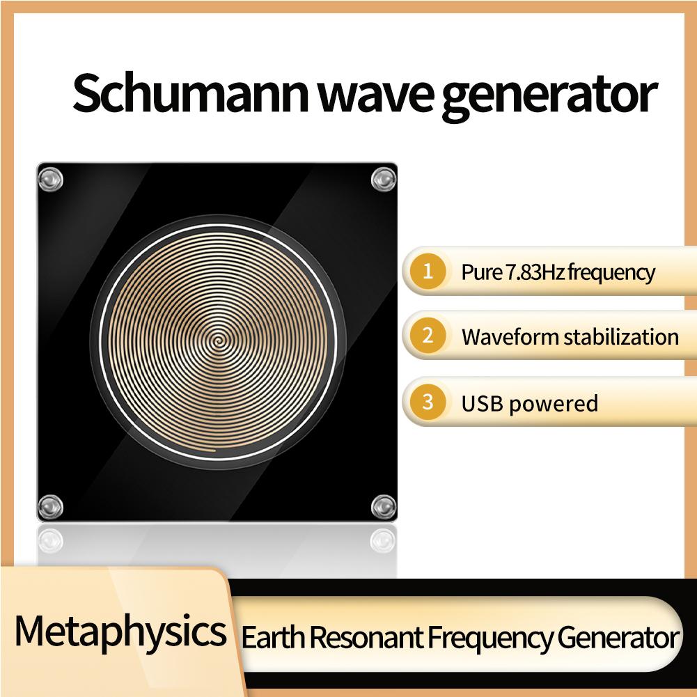 7.83HZ UltraLow Frequency Pulse Wave Generator DC5V Schumann Wave Resonance Generator Type-C Port Audio Resonator for Relax Body