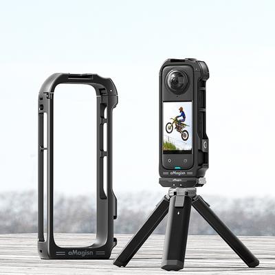 For Insta360 X4 Protective Frame Magnetic Quick Release Frame Accessories Frame Cage for Insta 360 X4 Sports Camera Accessories