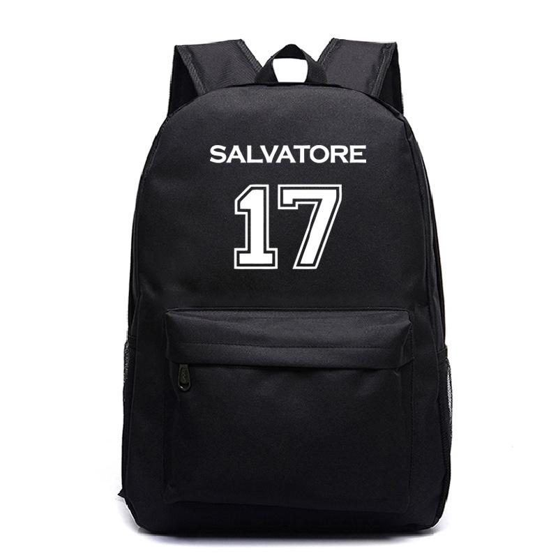Vampire Diaries Peripheral Elementary and Secondary School Bags Grades 3-6 Casual Backpacks