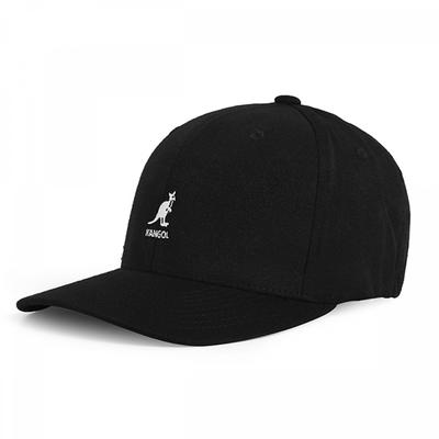 Kangol 8650bc Siyah Esnek Uyumlu Yün Beyzbol Şapkası