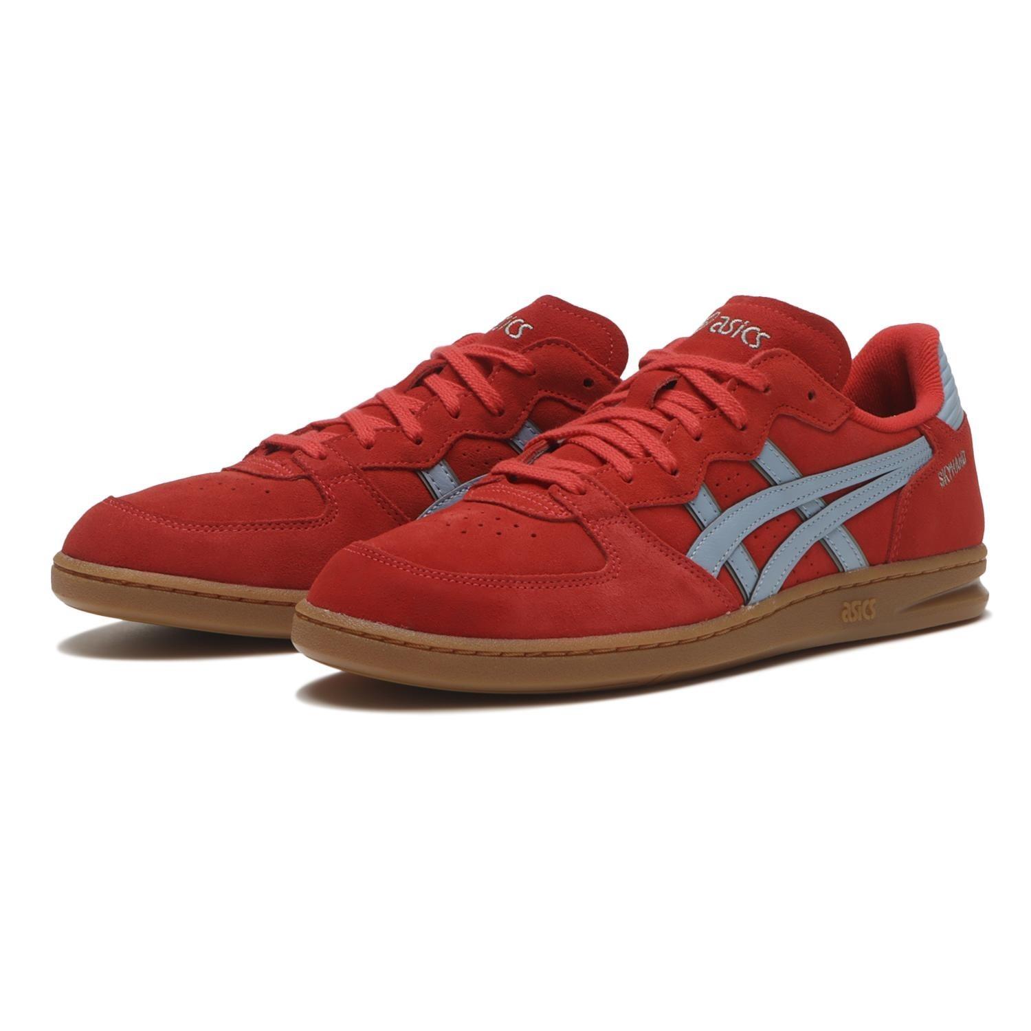 1203A452-601 Asics SKYHAND OG ELECTRIC RED HARBOR BLUE (Men s) 10