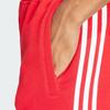 Adidas Originals Adicolor 3 Stripe Logo Print Relaxed Fit Shorts Men Shorts Red IM9425