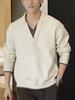 Men's Two-Piece Double V-Neck Knit Sweater POLO Shirt for Autumn/Winter 2025