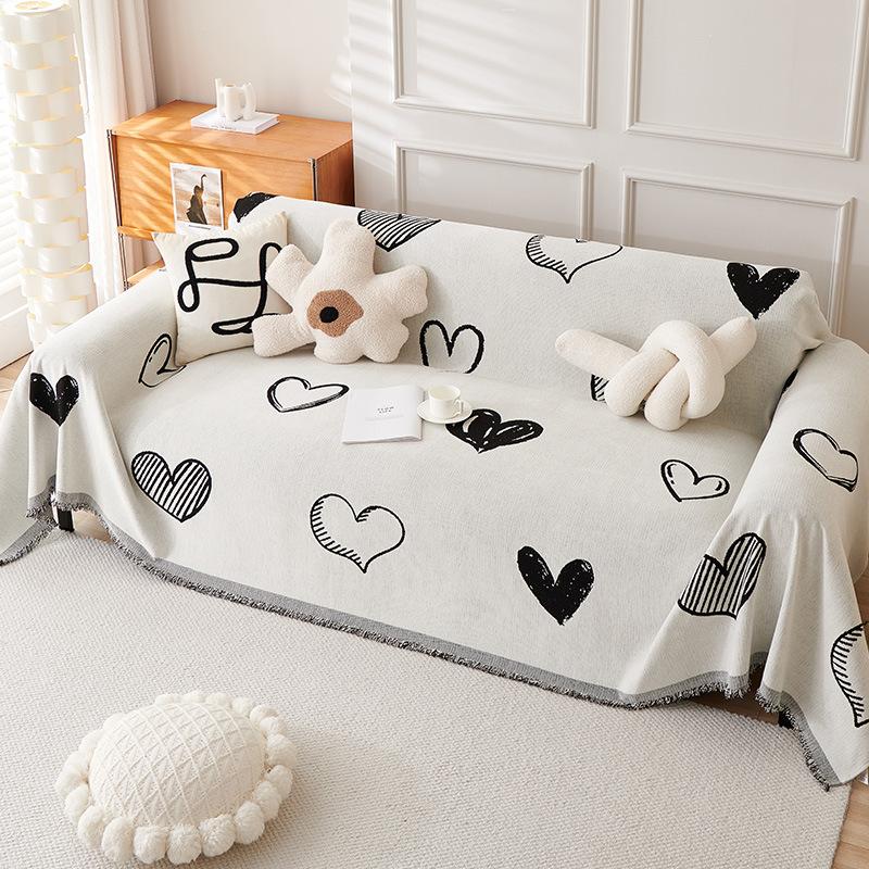 Chenille Sofa Cover Cloth for All Seasons, Anti-cat Scratching Full Cover Sofa Towel, New Style Sofa Cushion, Sofa Blanket