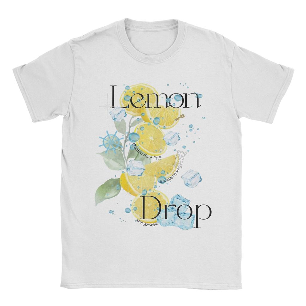 Graphic Printed Ateezed Lemon Drop 2025 Pop Music T Shirt for Men Women  100% Cotton Tee Shirt Short Sleeve Tops
