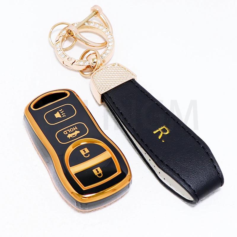 For Infiniti Fx 35 Qx56 Ja60 For Nissan Tiida Xtrail T30 Altima Sentra Frontier Accessories Tpu Remote Car Key Cover Case
