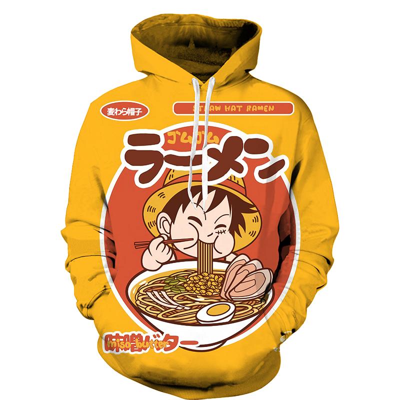 Five5 Mens Japanese Ramen Noodles Long Sleeve Hooded Sweat Shirt Pullover Five5 Mens Japanese Ramen Noodles Long Sleeve Hooded Sweat Shirt Pullover