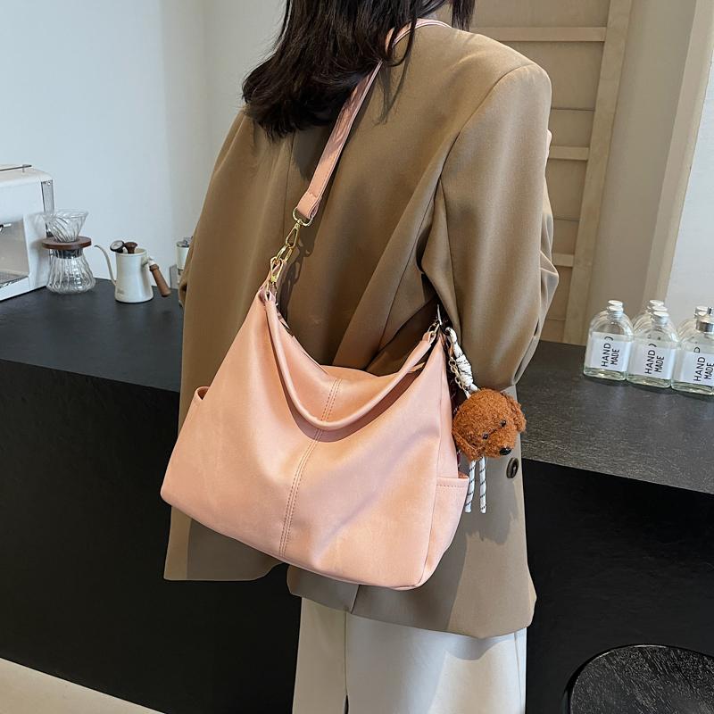 Large Capacity Tote Bag Women's Vintage Shoulder Crossbody Bag Underarm Bag