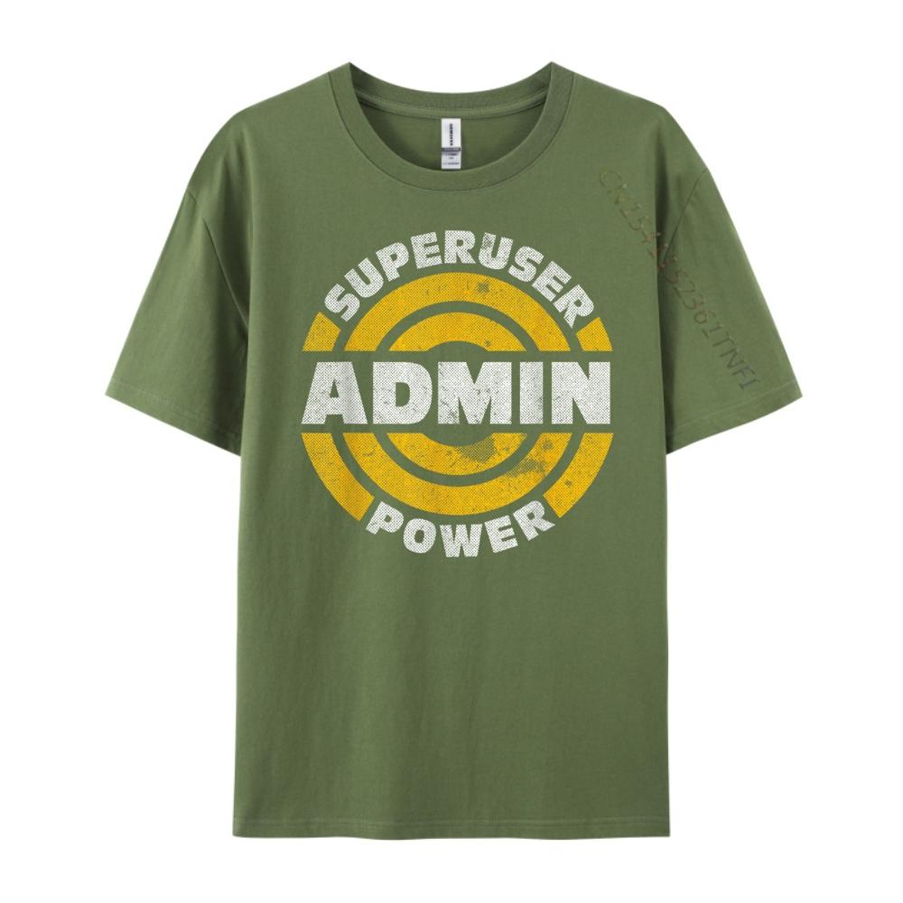 Superuser Admin Power For Computer It Professionals Cute Oversized T Shirt Clothes Happy New Years Loose