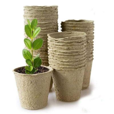 30 Stück Papier-Anzuchttöpfe, Anzuchtbecher, Pflanzkasten, Tablett, Gemüsetopf, Pflanzen-Starter, Blumenkräuter, biologisch abbaubar, umweltfreundlich