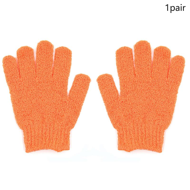 1Pair Exfoliating Gloves Bath Sponge Body Dead Skin Remover Bathroom Shower Brush Massager Scrub Exfoliator Magic Bathing