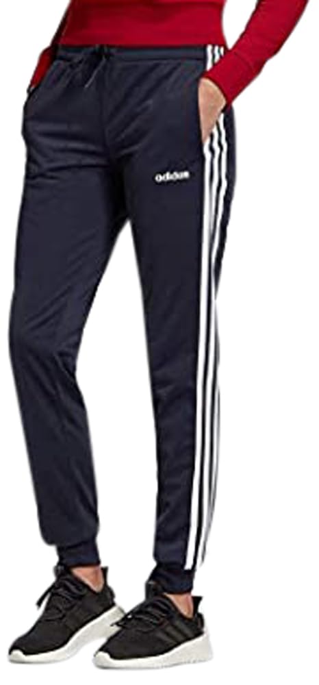 

adidas W Спортивный костюм Топ и брюки FRV01 FRU77 EI0688 Legend Женский комплект с 3 полосками, (DU0665 Чернила/Белый, J/L)