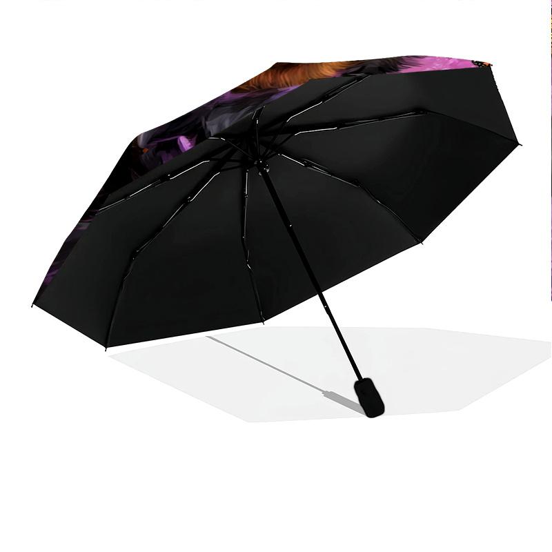 1 PC Automatic Folding Umbrella - Rottweiler Dogs Pattern, Portable & Foldable Design with 8 Ribs, Christmas Birthday Gifts