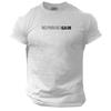 No Pain No Gain T-Shirt Fitnesskleidung Bodybuilding Training Workout Übung Top