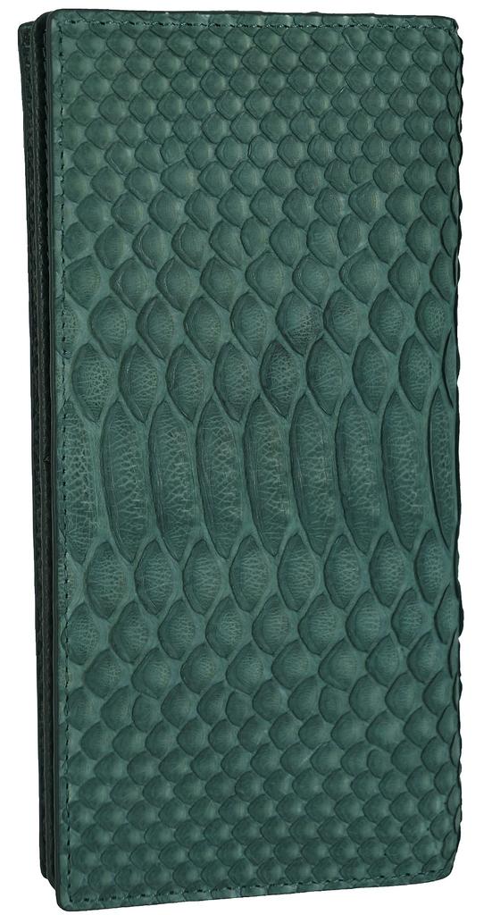 Green Diamond Python Long Wallet Wallet Long Wallet Genuine Single Piece Leather Unparalleled Snakeskin Snakeskin Snakeskin Genuine Leather Coin Purse