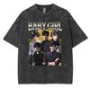 Funny Girl Dinner Caleb Graphic Tee Shirt Love and Deepspace Novelty Cotton T Shirts Fashion High Quality Vintage Washed T-Shirt