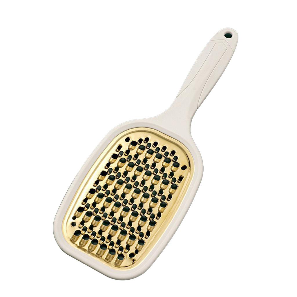 Food Grater Multi Purpose Stainless Steel Vegetable Shredder for Potato Carrot Home Kitchen White Handle