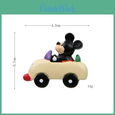 Mickey Mouse Drive A Car Resin Creative Refrigerator Magnet With Magnetic Base For Kids And Giftgiving