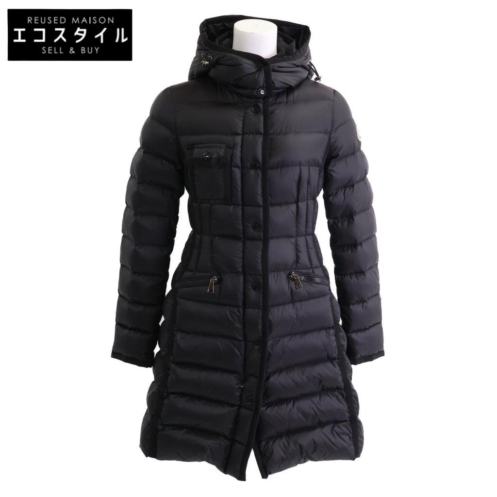 Moncler HERMINE/Hermine Hooded Down Coat 00 blackUsed