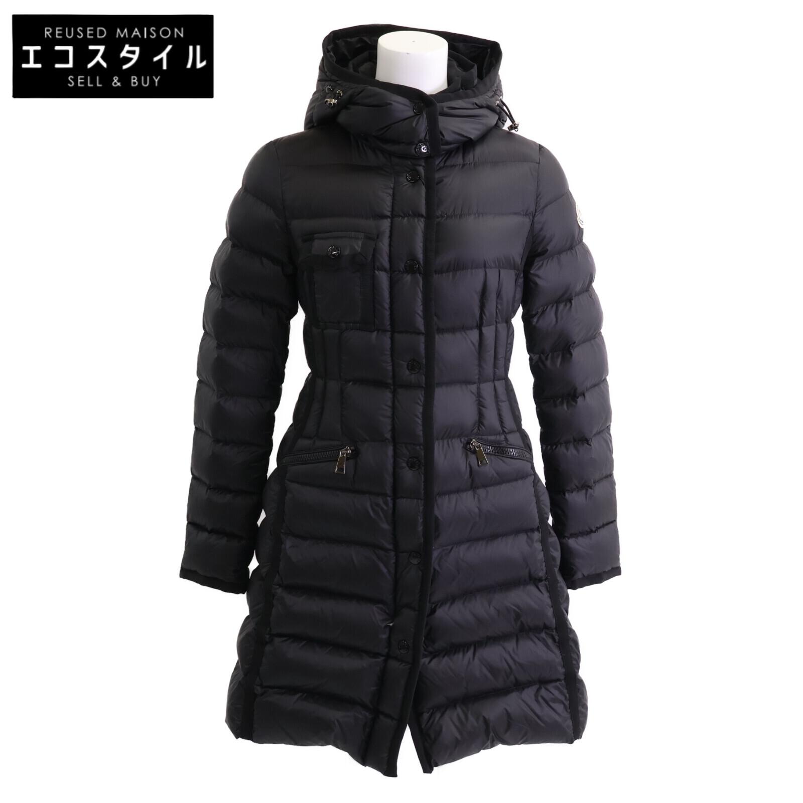 

MONCLER HERMINE/Hermine Hooded Down coat 00 blackUsed