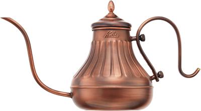 Kalita Coffee Pot Copper 900ml Narrow Mouth Nozzle Open Fire Made In Japan Cu Kettle 900 Drip Pot Kettle Coffee Maker Kettle Server Barley Tea White