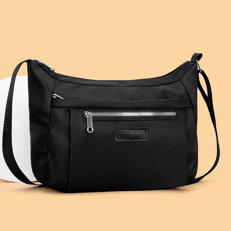 Wasserabweisende Nylon-Tasche Umhängetasche Große Kapazität Pendlertasche Damen-Umhängetasche
